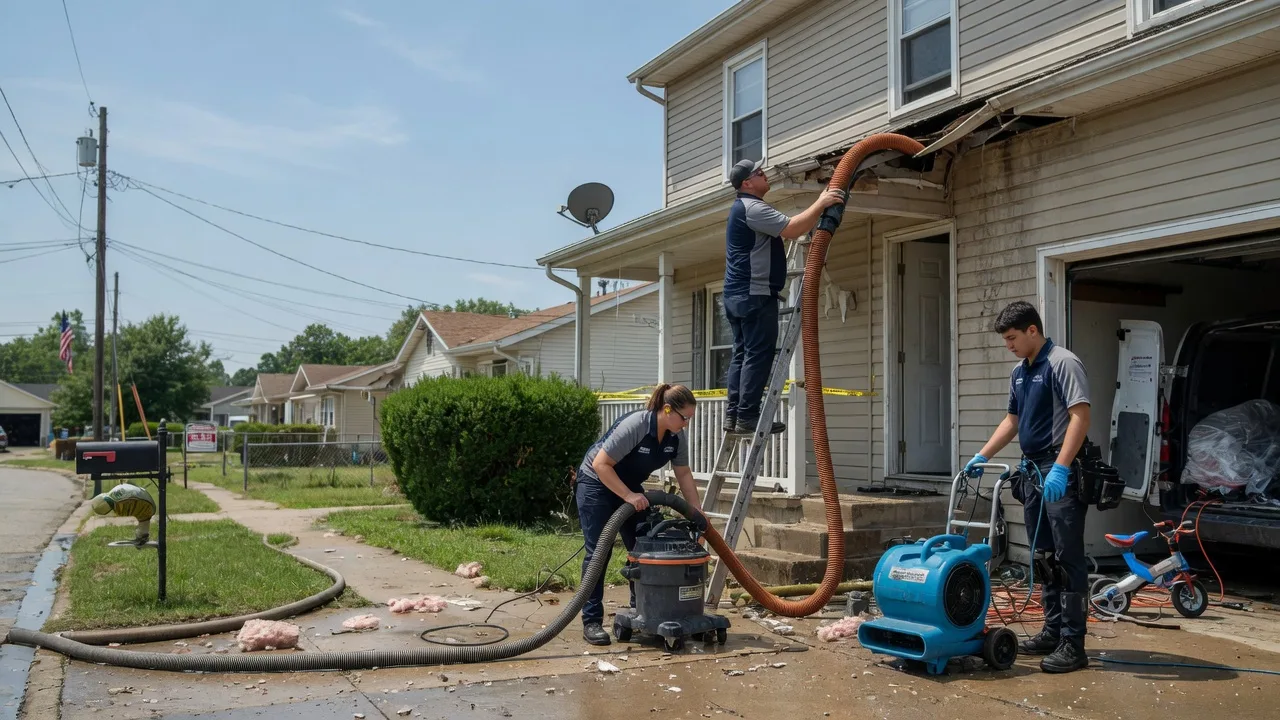 Water Damage Restoration in Burnettsville, IN near me